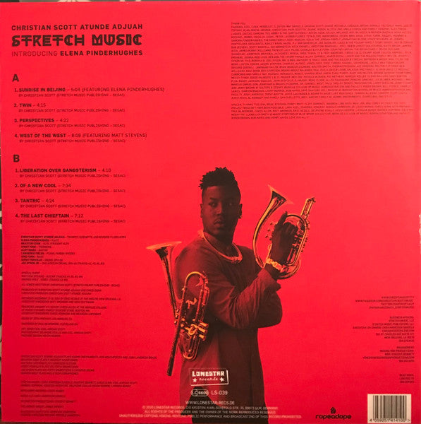 Christian Scott, Elena Pinderhughes – Stretch Music LP vinyl record, image 2 of 3