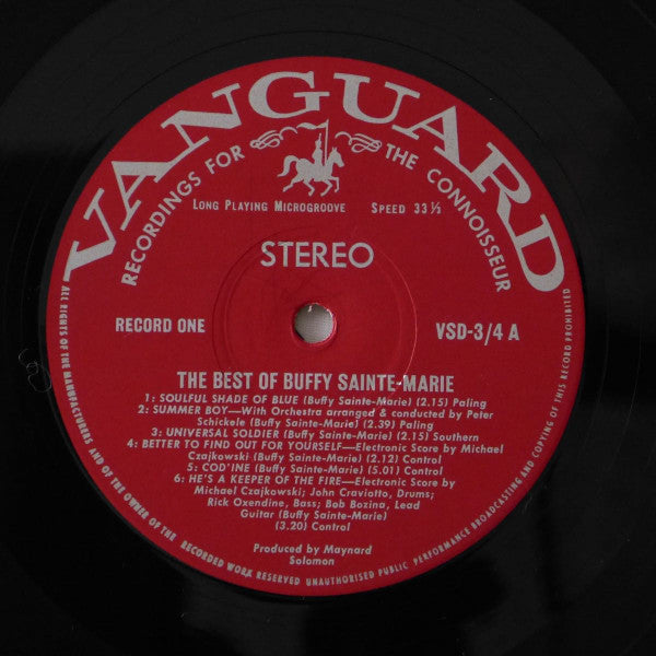 Buffy Sainte-Marie – The Best Of Buffy Sainte-Marie (2xLP) LP vinyl record, image 4 of 7