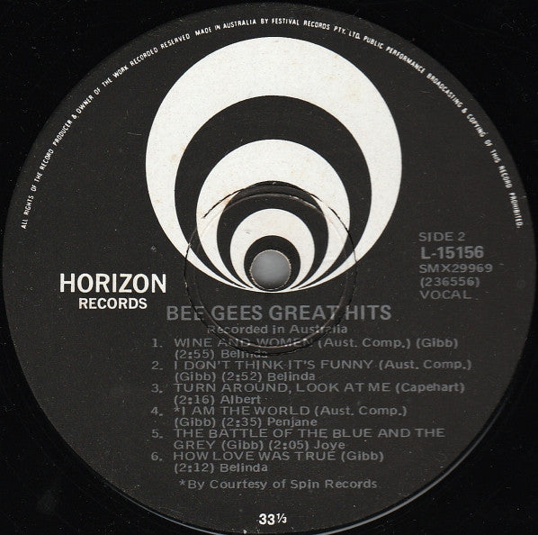 Bee Gees – Great Hits LP vinyl record, image 4 of 4