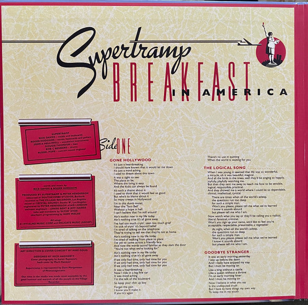 Supertramp – Breakfast In America LP vinyl record, image 2 of 7