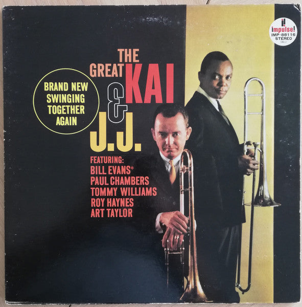J.J. Johnson, Kai Winding – The Great Kai & J. J. LP vinyl record, image 1 of 4