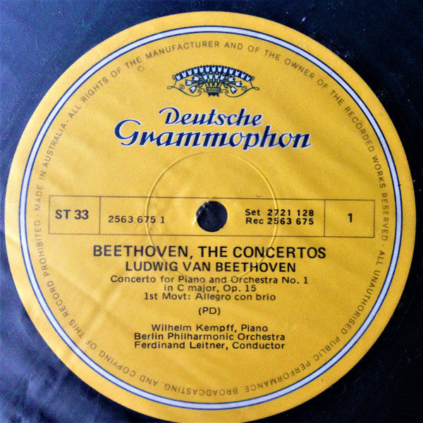 Ludwig van Beethoven – The Concertos LP vinyl record, image 5 of 10