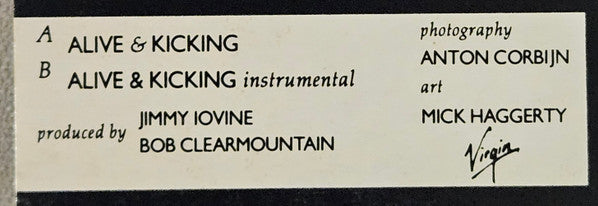 Simple Minds – Alive & Kicking 7" vinyl record, image 9 of 10