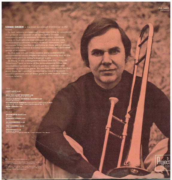 Urbie Green – Bein' Green LP vinyl record, image 2 of 4