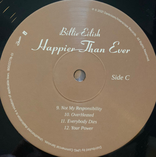 Billie Eilish – Happier Than Ever (2xLP) LP vinyl record, image 10 of 10