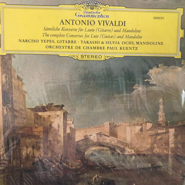 Antonio Vivaldi, Narciso Yepes, Takashi Ochi, Silvia Ochi, Orchestre De Chambre Paul Kuentz – Konzerte Für Laute (Gitarre) & Mandoline LP vinyl record, image 1 of 4