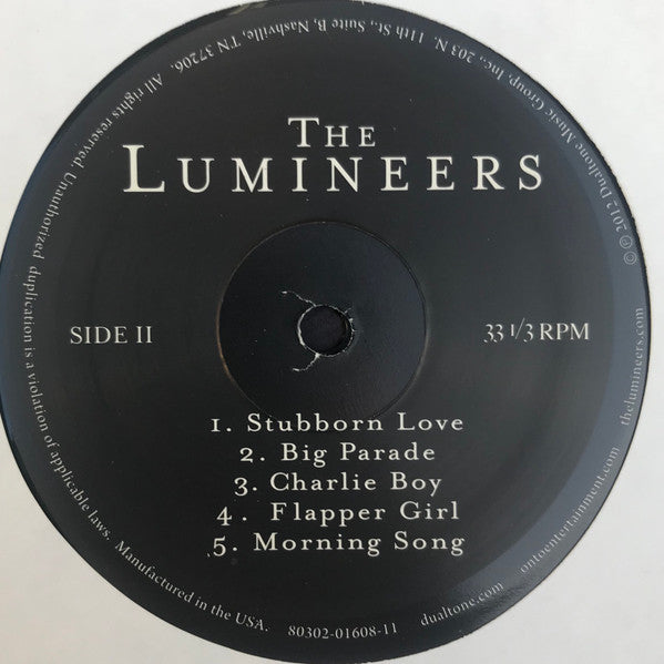 The Lumineers – The Lumineers LP vinyl record, image 3 of 9