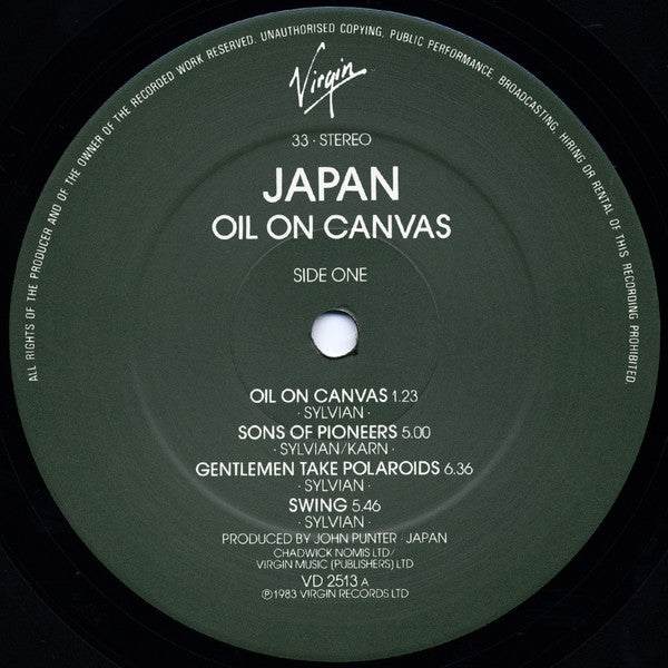 Japan – Oil On Canvas (2xLP) LP vinyl record, image 4 of 10
