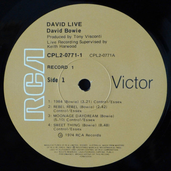 David Bowie – David Live (2xLP) LP vinyl record, image 4 of 7