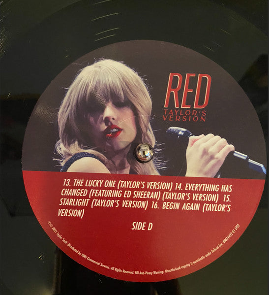 Taylor Swift – Red (Taylor's Version) (4xLP) LP vinyl record, image 8 of 10