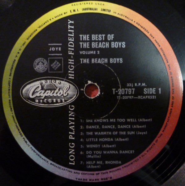The Beach Boys – The Best Of The Beach Boys Volume 2 LP vinyl record, image 3 of 4