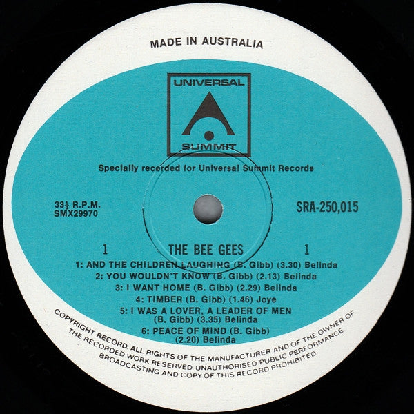 Bee Gees – Bee Gees LP vinyl record, image 3 of 4