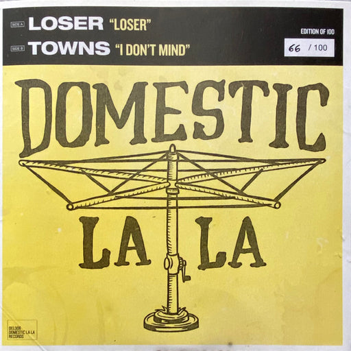 TOWNS, LOSER – Domestic La La: Vol. 3 7" vinyl record, image 1 of 5