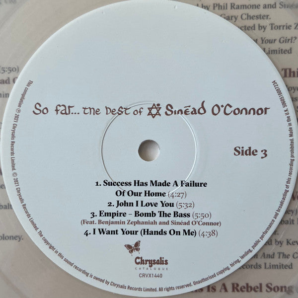 Sinéad O'Connor – So Far…The Best Of Sinéad O'Connor (2xLP) LP vinyl record, image 5 of 10