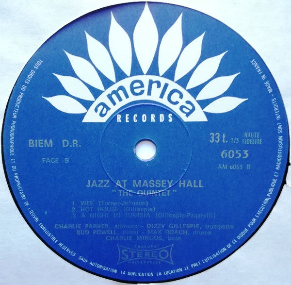 Charlie Parker, Dizzy Gillespie, Bud Powell, Max Roach, Charles Mingus – Jazz At Massey Hall LP vinyl record, image 4 of 4