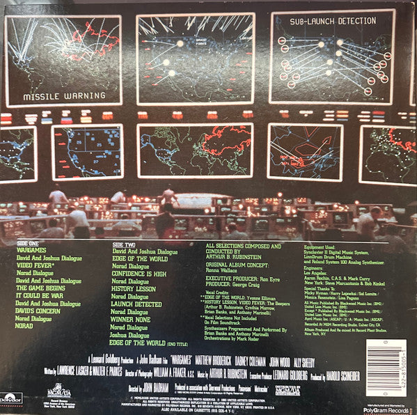 Arthur B. Rubinstein – Wargames (Original Motion Picture Soundtrack) LP vinyl record, image 3 of 5