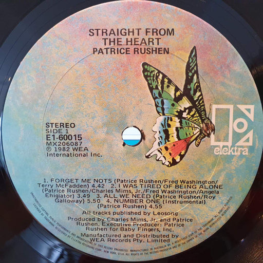 Patrice Rushen – Straight From The Heart LP vinyl record, image 1 of 4
