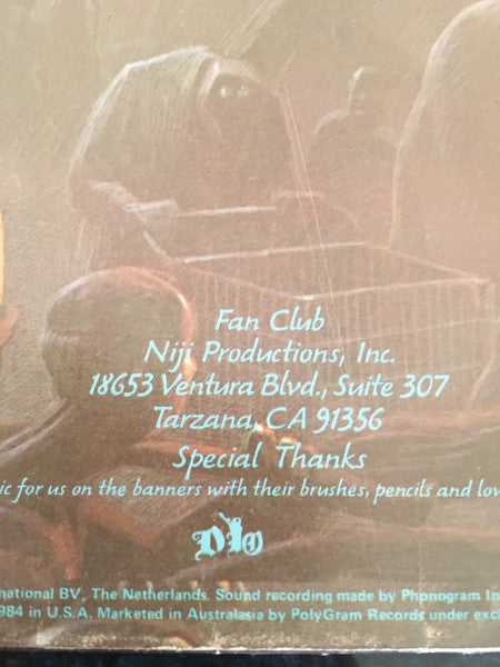 Dio – The Last In Line LP vinyl record, image 8 of 8