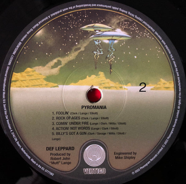 Def Leppard – Pyromania LP vinyl record, image 4 of 5