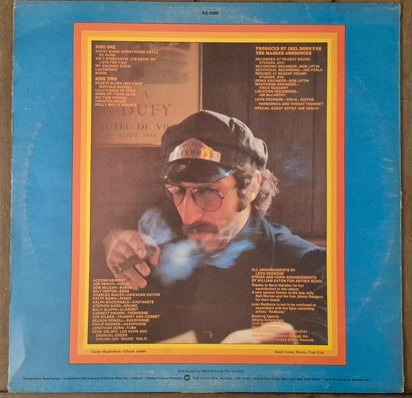 Leon Redbone – On The Track LP vinyl record, image 2 of 4
