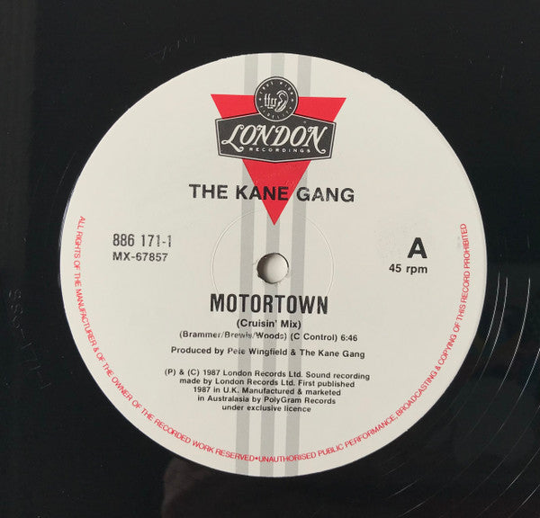 The Kane Gang – Motortown 12" vinyl record, image 3 of 4