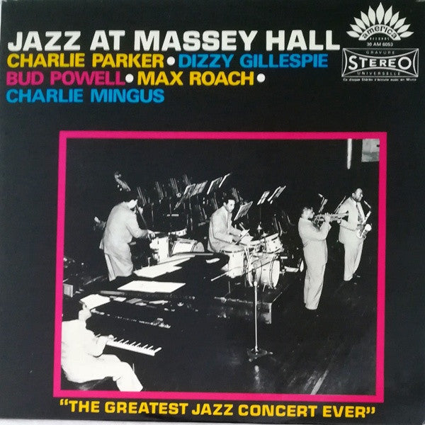 Charlie Parker, Dizzy Gillespie, Bud Powell, Max Roach, Charles Mingus – Jazz At Massey Hall LP vinyl record, image 1 of 4