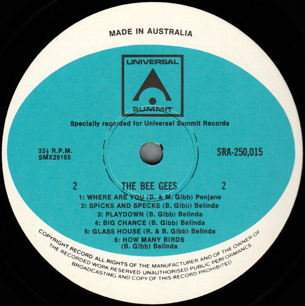Bee Gees – Bee Gees LP vinyl record, image 4 of 4