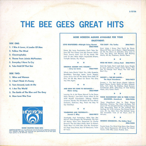 Bee Gees – Great Hits LP vinyl record, image 2 of 4