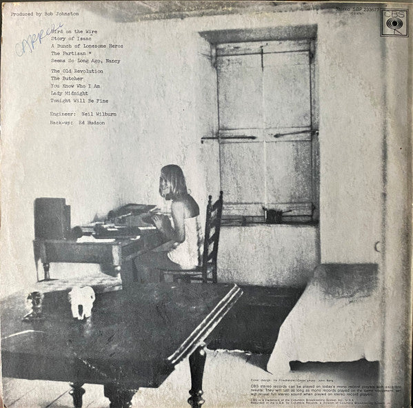 Leonard Cohen – Songs From A Room LP vinyl record, image 2 of 4