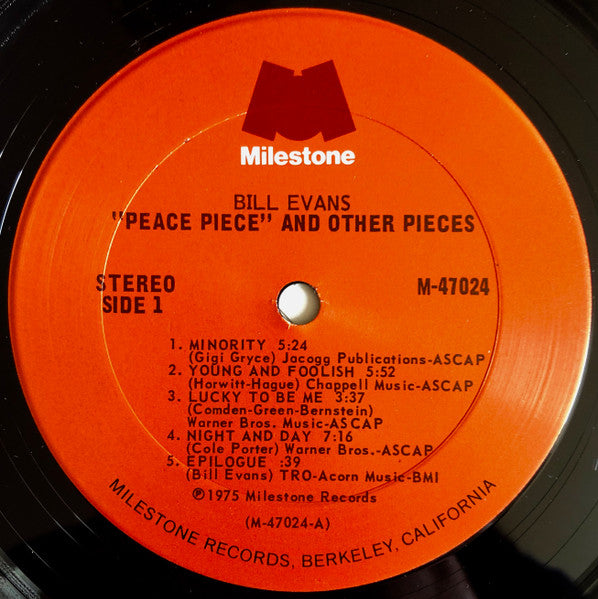 Bill Evans – Peace Piece And Other Pieces (2xLP) LP vinyl record, image 5 of 8