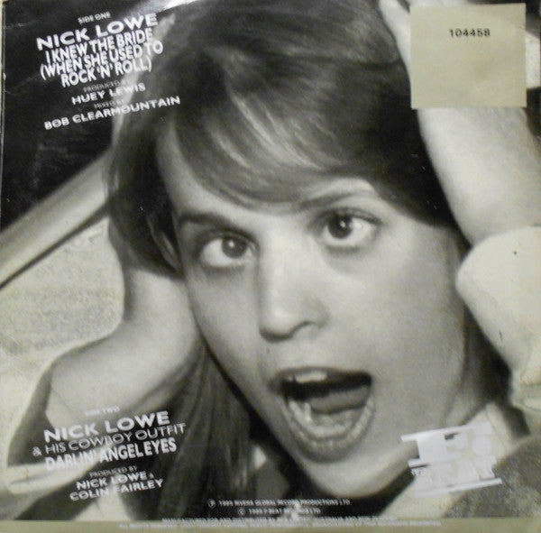 Nick Lowe – I Knew The Bride (When She Used To Rock 'N' Roll) 7" vinyl record, image 2 of 6