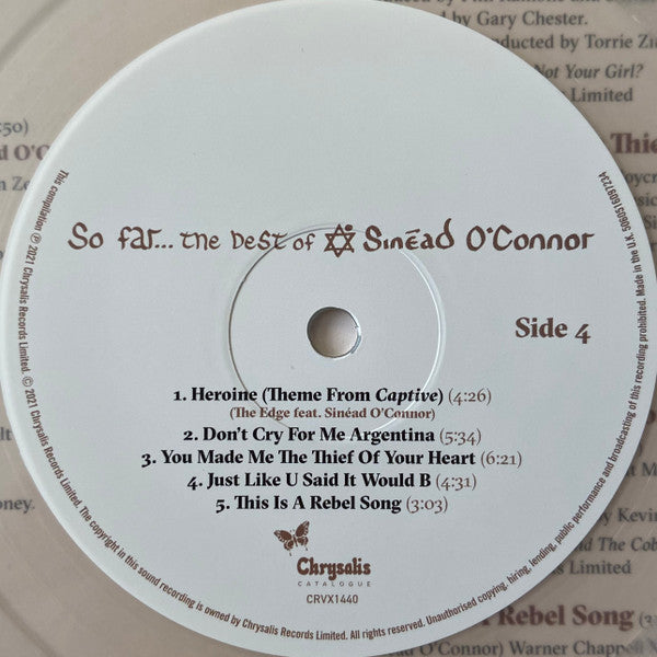 Sinéad O'Connor – So Far…The Best Of Sinéad O'Connor (2xLP) LP vinyl record, image 6 of 10
