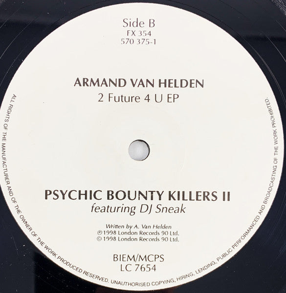 Armand Van Helden – 2 Future 4 U EP (2x12") 12" vinyl record, image 4 of 6