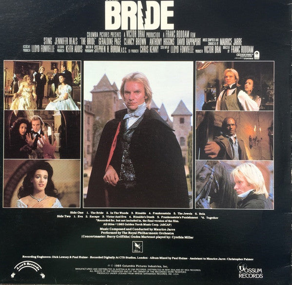 Maurice Jarre – The Bride (Original Motion Picture Soundtrack) LP vinyl record, image 2 of 4