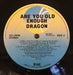 Dragon – Are You Old Enough LP vinyl record, image 4 of 4