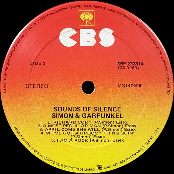 Simon & Garfunkel – Sounds Of Silence LP vinyl record, image 4 of 4