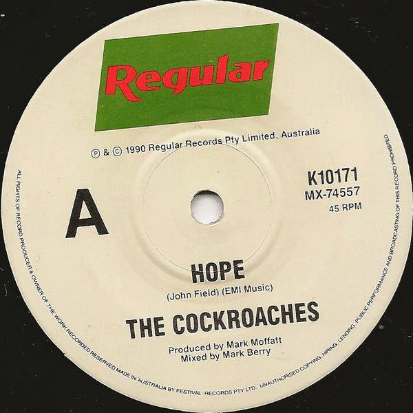 The Cockroaches – Hope 7" vinyl record, image 3 of 4