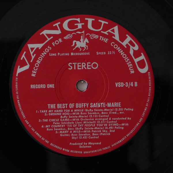 Buffy Sainte-Marie – The Best Of Buffy Sainte-Marie (2xLP) LP vinyl record, image 5 of 7