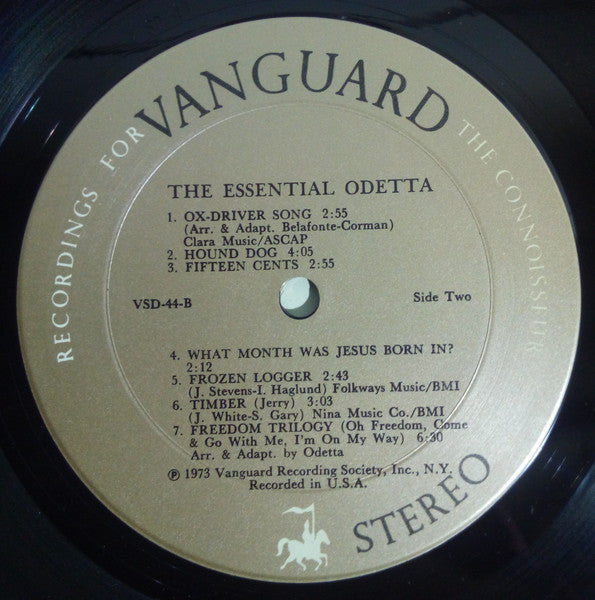Odetta – The Essential Odetta (2xLP) LP vinyl record, image 8 of 8