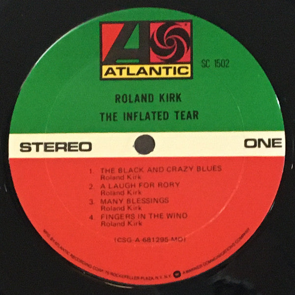 Roland Kirk – The Inflated Tear LP vinyl record, image 3 of 4