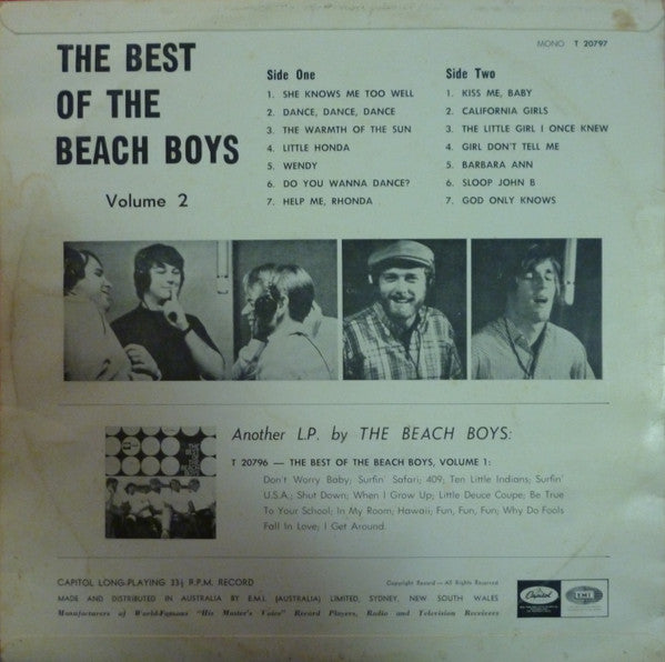 The Beach Boys – The Best Of The Beach Boys Volume 2 LP vinyl record, image 2 of 4