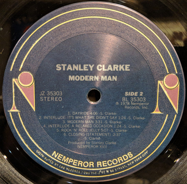 Stanley Clarke – Modern Man LP vinyl record, image 6 of 6