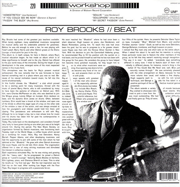 Roy Brooks – Beat LP vinyl record, image 2 of 6
