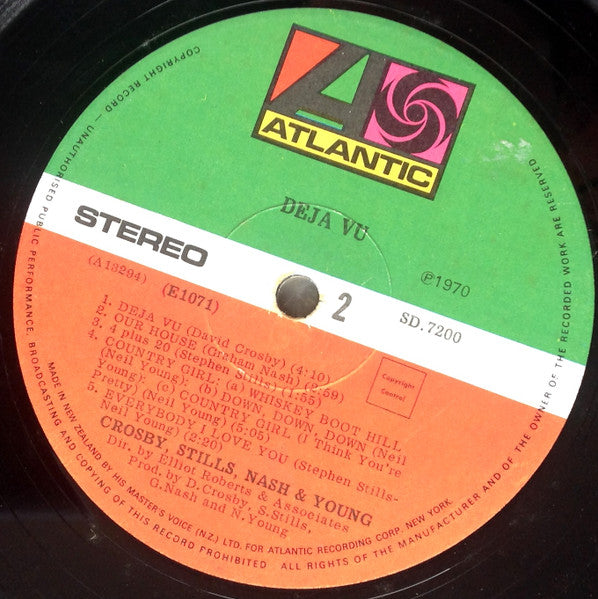 Crosby, Stills, Nash & Young – Déjà Vu LP vinyl record, image 6 of 6