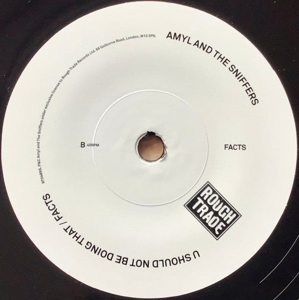 Amyl And The Sniffers – U Should Not Be Doing That / Facts 7" vinyl record, image 4 of 4