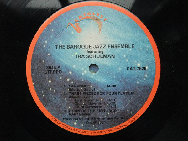 The Baroque Jazz Ensemble, Ira Schulman – The Baroque Jazz Ensemble LP vinyl record, image 3 of 4