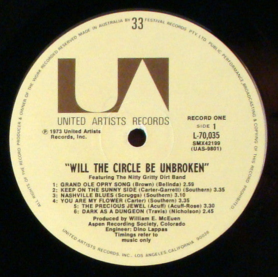 Nitty Gritty Dirt Band – Will The Circle Be Unbroken (3xLP) LP vinyl record, image 9 of 10