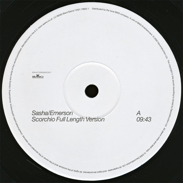 Sasha, Darren Emerson – Scorchio 12" vinyl record, image 5 of 8