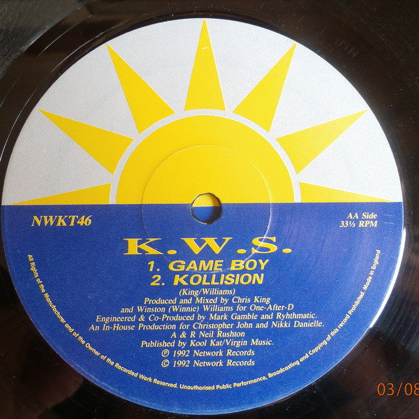 K.W.S. – Please Don't Go 12" vinyl record, image 4 of 4