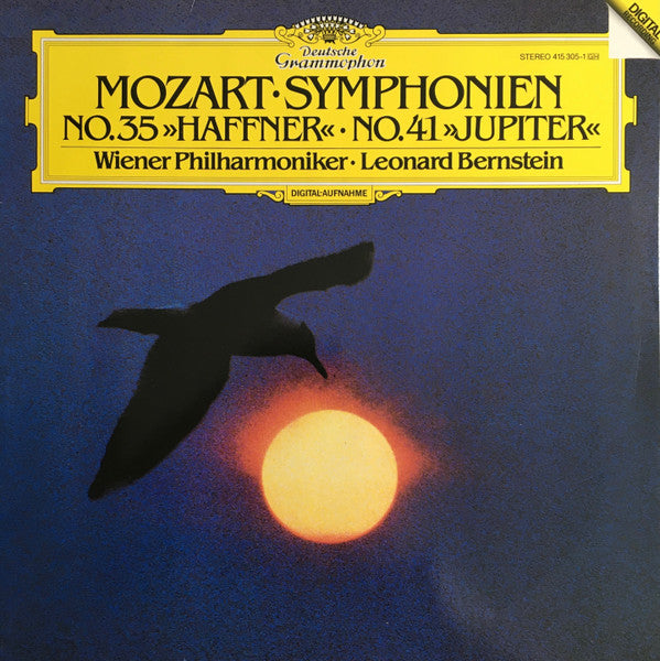 Wolfgang Amadeus Mozart, Wiener Philharmoniker, Leonard Bernstein – Symphonien No.35 "Haffner" / No.41 "Jupiter" LP vinyl record, image 1 of 4